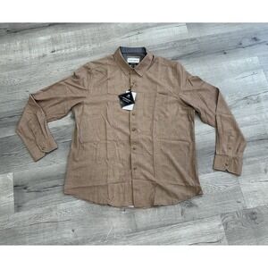 Thomas Sterling Men's Long Sleeve Button-Up Lightweight Dress Shirt Size XL  NWT
